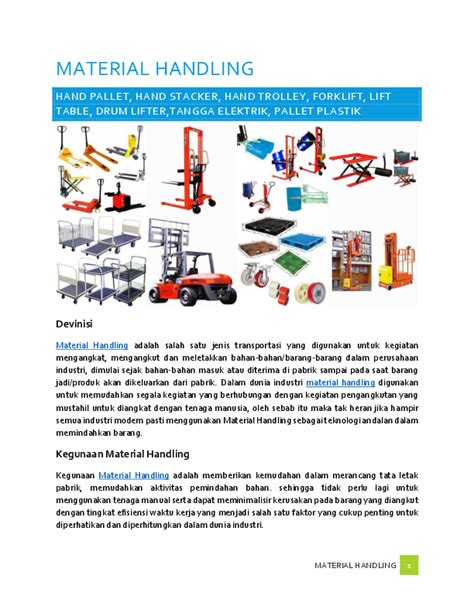 Material Handling Questions Answers Pdf