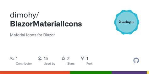 Material Icons Blazor