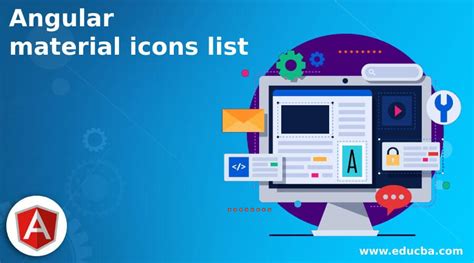 Material Icons List Angular