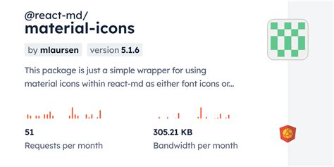 Material Icons React Npm