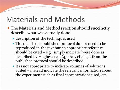 Materials And Methods Format