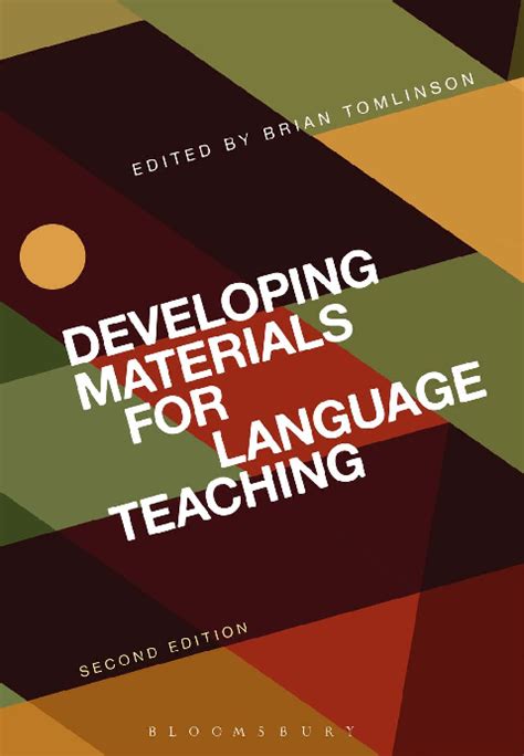 Materials Development In Language Teaching Pdf