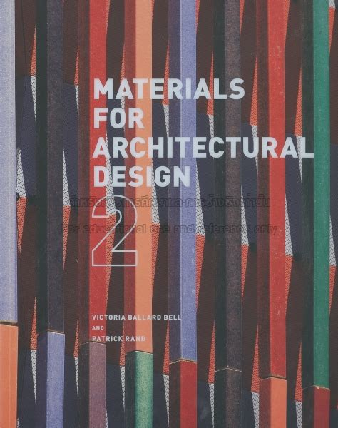 Materials For Architectural Design 2