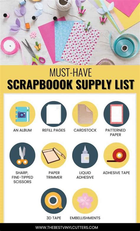 Materials For Making Scrapbook