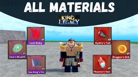 Materials In King Legacy