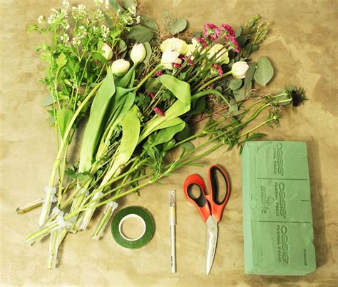 Materials Needed For Floral Arrangement