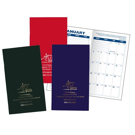 Pocket Calendar 2 Year - Materials