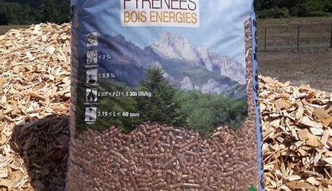Granulés de bois PYRENEES BOIS ENERGIES en sac, 15 kg