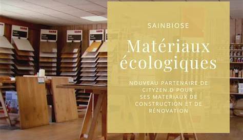 Sainbiose partenaire cityzend matériaux écologiques Lyon