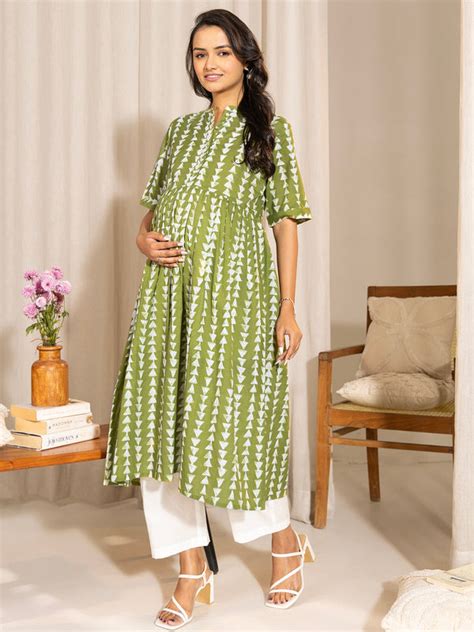 Designer Yellow Check Maternity Clothes Online India