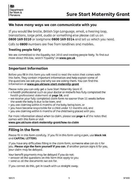 Maternity Grant Usdaw