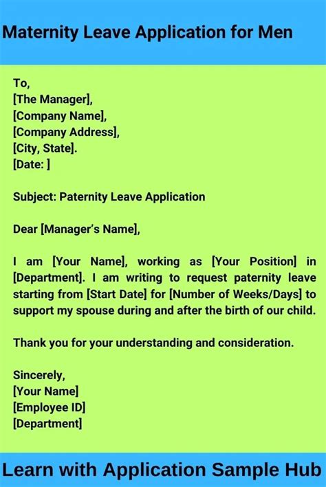 Maternity Leave For Men