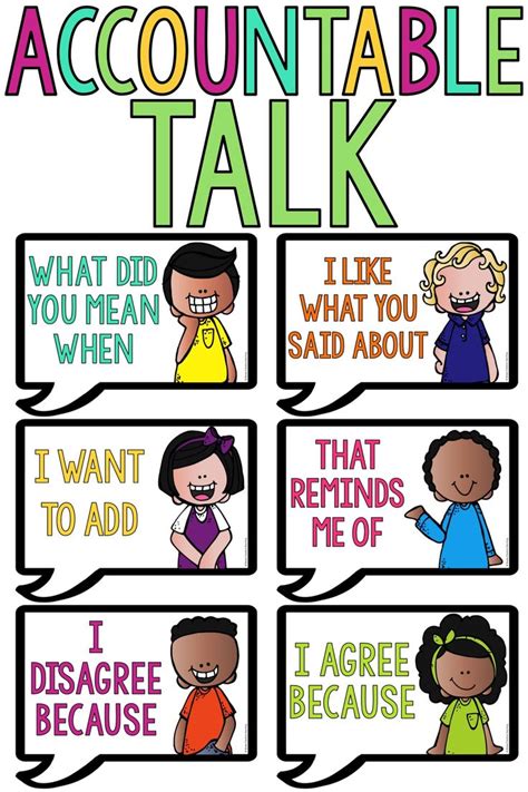 Accountable talk for younger pupils in 2020 Accountable talk