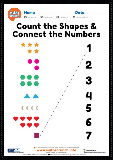 Math Exercises For Kids Counting