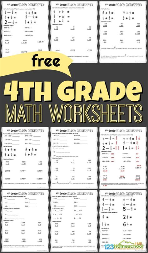 Free 6th Grade Math Worksheets Activity Shelter