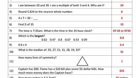 CBSE Class 5 Mathematics Question Paper Set M