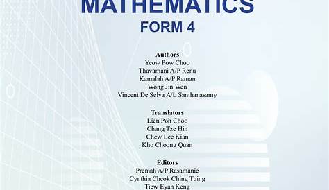 Mathematics Form 4 Textbook