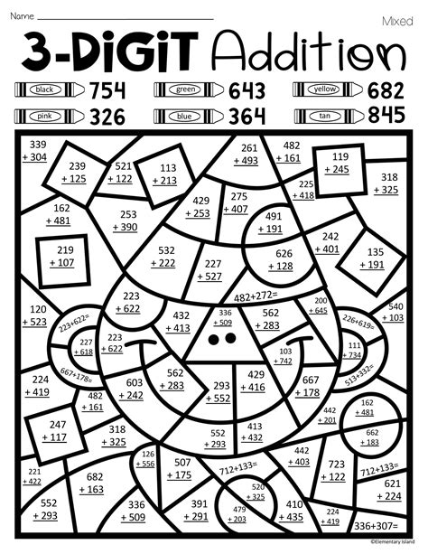 Math 2Nd Grade New Year Free Printable