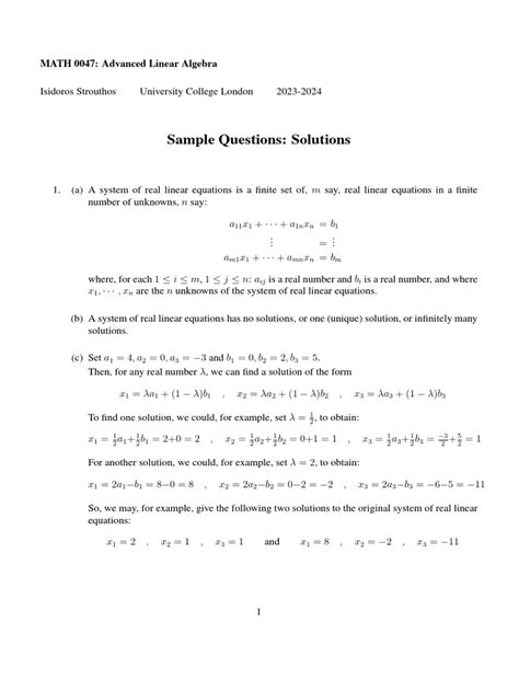 Math Analysis Questions
