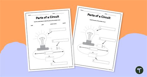 Math Circuit Worksheet Template
