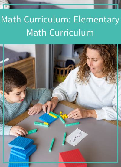 Math Curriculum For Elementary School