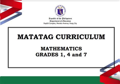 Math Curriculum Guidelines