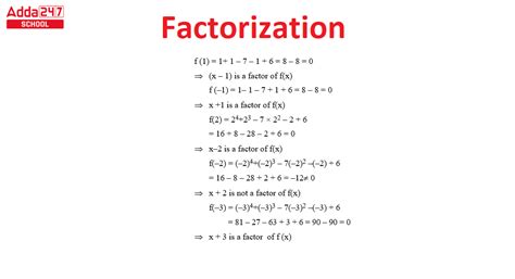Math Factorization Synonym