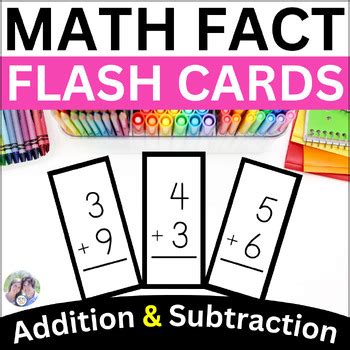 Math Facts Flashcards Printable