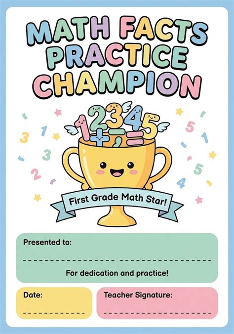 Math Facts Practice Examples For Student Athletes