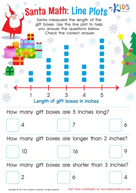 Math Graph Line Plot Worksheet