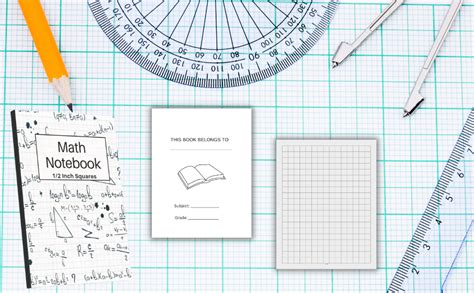 Math Grid Paper Notebook