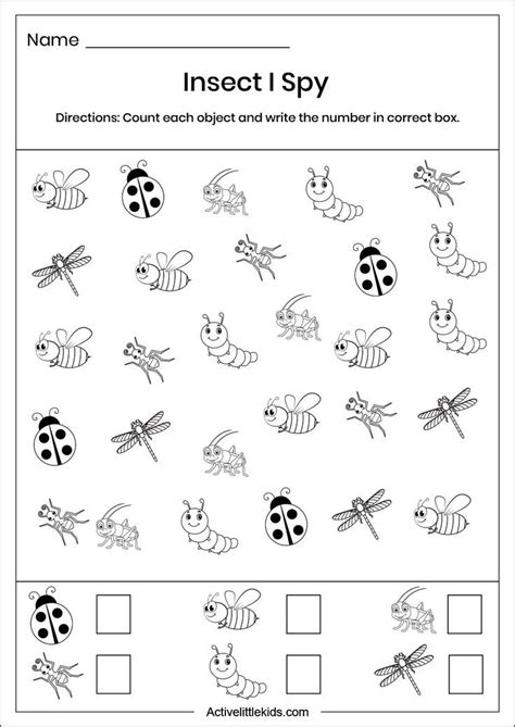 Math Insect Coloring Page