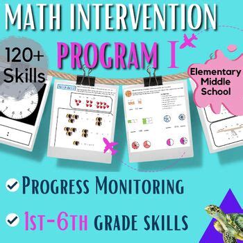 Math Intervention Curriculum For Elementary