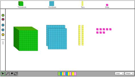 Math Manipulatives Online Cubes