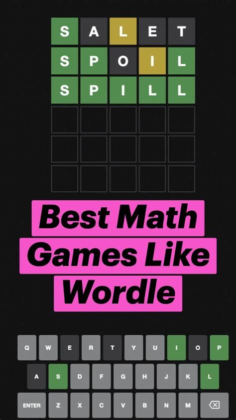 Math Puzzles Like Wordle