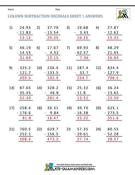 math questions with answers for grade 5