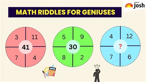 Math Riddles Printable High School