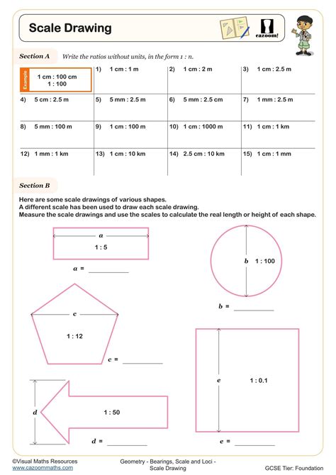 Math Scale Worksheets