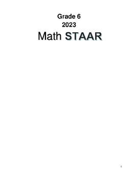 math staar test 2023