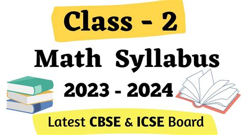 Math Syllabus Grade 2