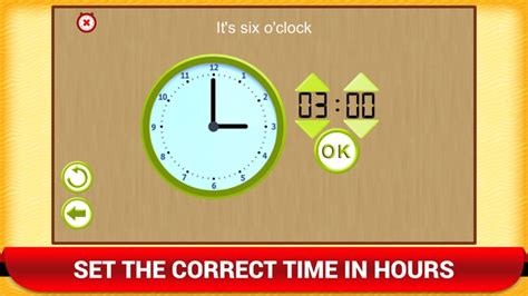 Math Telling Time Clock Game Kids- Learning