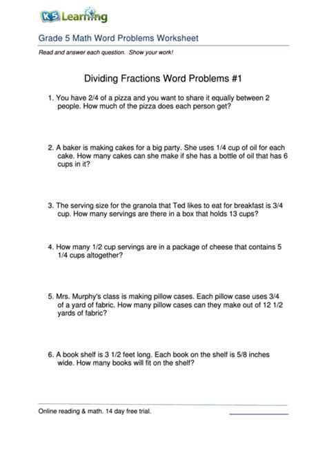 math word problems for grade 5 with answers pdf