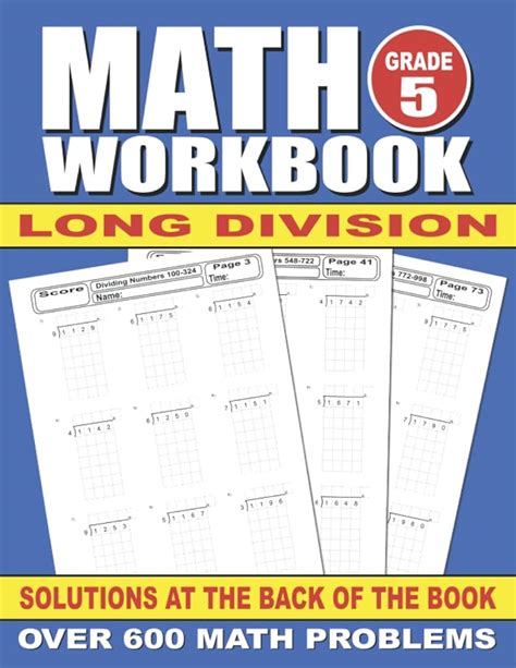 Math Workbooks 5Th Grade Printable