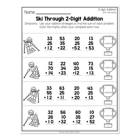 Math Worksheet Addition 2Nd Grade