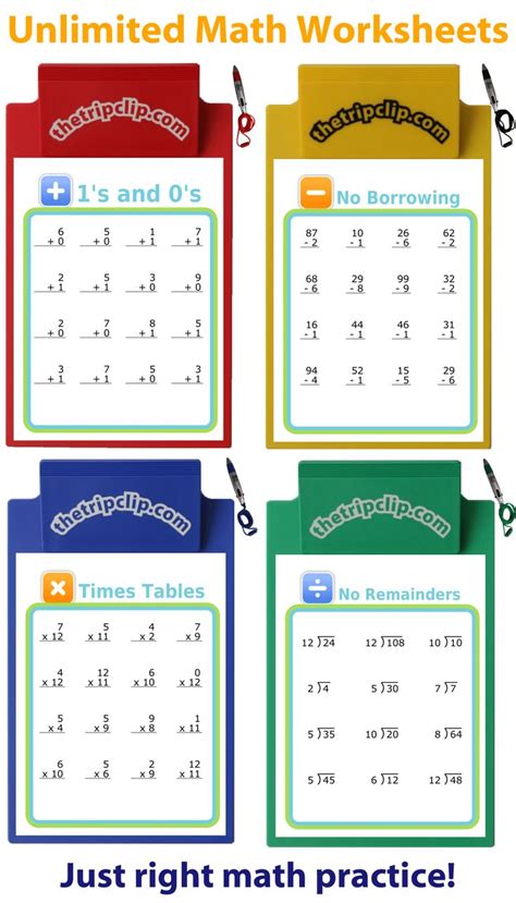 Math Worksheet Builder