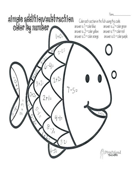Math Worksheets 2Nd Grade Coloring