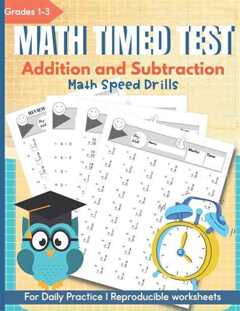 Math Worksheets Adding And Subtrakting Timed Test