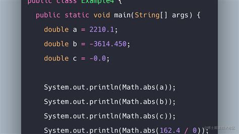 Math.abs Java Online