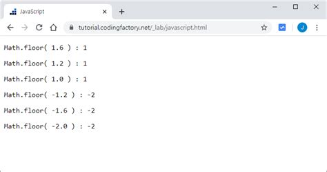 math.floor in javascript example