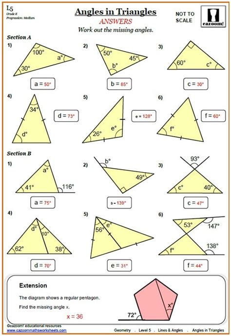 Mathbitsnotebook Geometry Angles Practice Answers